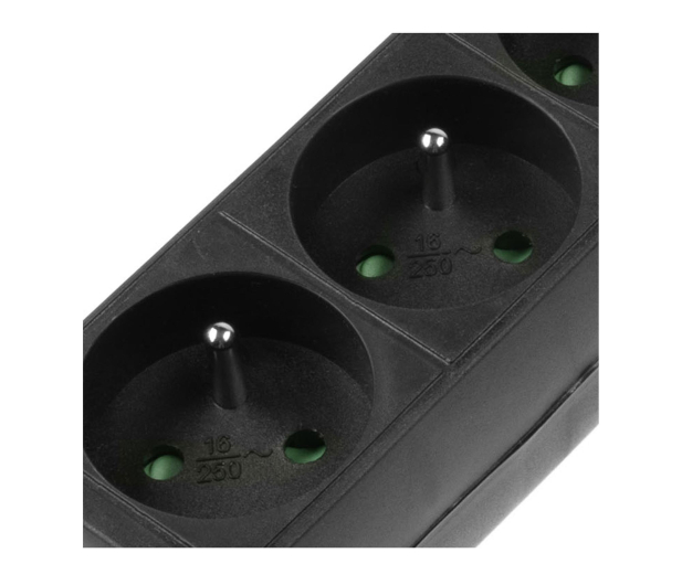 HAMA Listwa zasilająca Standard 3gn, 3m, czarna, bez włącznika - 1416390 - zdjęcie 4